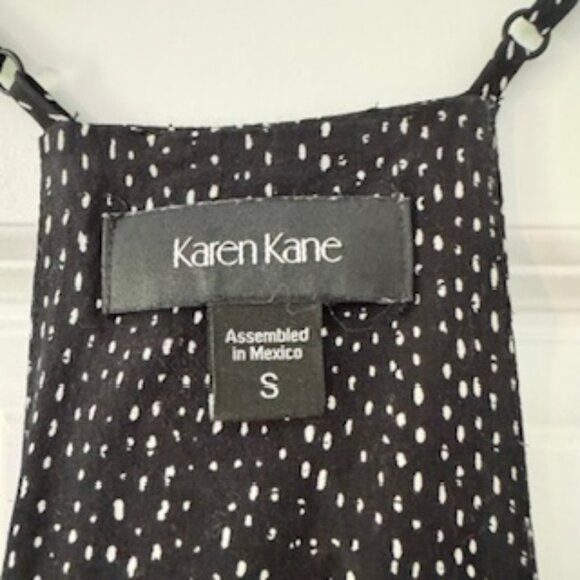 Karen Kane Black print layering dress S - Picture 2 of 4